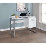 Realspace Outlet Halton 47"W Computer Desk, White