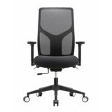 WorkPro Outlet 4000 Series Mesh/Fabric High-Back Multifunction Chair, Black