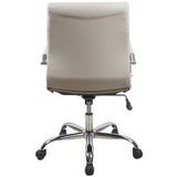 RealBiz Gen3 Modern Comfort Series Mid-Back LeatherPro Chair, Taupe