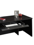 Sauder Outlet Via Pencil Drawer For Desk, Bourbon Oak/Soft Black