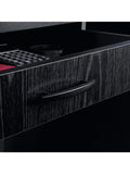Sauder Outlet Via Pencil Drawer For Desk, Bourbon Oak/Soft Black