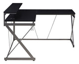 ZLD Outlet Performance Series 1.6 L-Shaped Gaming/Work Desk, Black