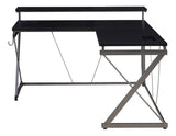 ZLD Outlet Performance Series 1.6 L-Shaped Gaming/Work Desk, Black