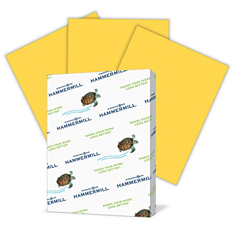(Open Ream) Hammermill Colors 24-lb. Pastel Paper, 8.5