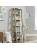 Sauder Outlet Trestle Bookcase, 5 Shelves, Chalked Chestnut