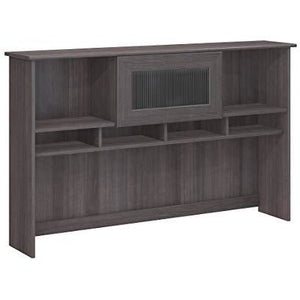 Bush Furniture Cabot Hutch, Heather Gray
