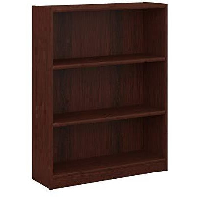 Bush Furniture Universal 3 Shelf Bookcase, Vogue Cherry