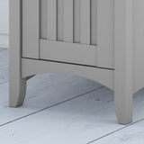 Bush Furniture Salinas L Shaped Desk With Storage, Cape Cod Gray