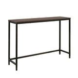 Sauder Outlet North Avenue Sofa Table, Rectangular, Smoked Oak