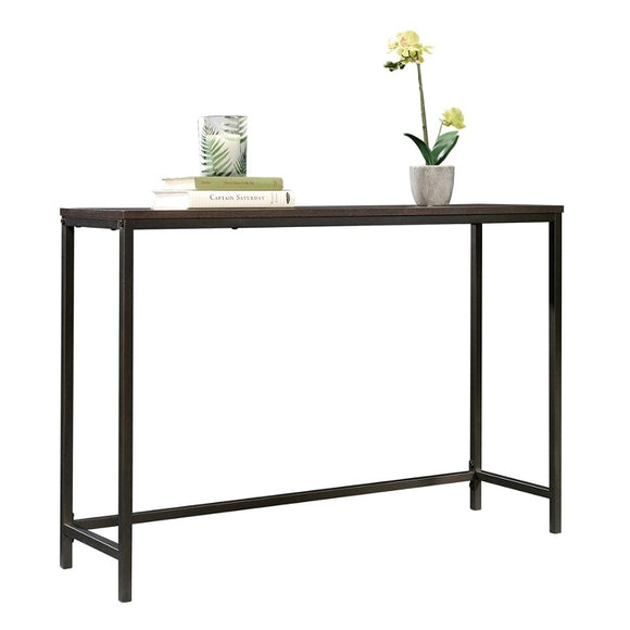 Sauder Outlet North Avenue Sofa Table, Rectangular, Smoked Oak