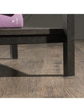 Sauder Outlet North Avenue Side Table, Rectangular, Smoked Oak/Black