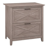 Bush Outlet Key West Lateral File Cabinet, Washed Gray