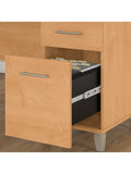Bush Furniture Somerset L Shaped Desk, 60"W, Maple Cross