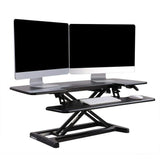 FlexiSpot AlcoveRiser Sit-To-Stand Desk Converter, 42"W, Black