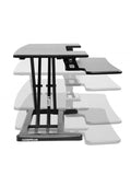 FlexiSpot AlcoveRiser Sit-To-Stand Desk Converter, 42"W, Black