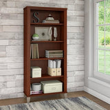 Bush Furniture Outlet Somerset 5 Shelf Bookcase, Hansen Cherry
