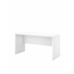 (Scratch and Dent) Kathy Ireland Office by Bush Business Furniture Outlet Echo 60"W Credenza Desk, Pure White