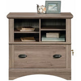 Sauder Harbor View Letter Size/Legal Size Lateral File Cabinet, 1 Drawer, Salt Oak