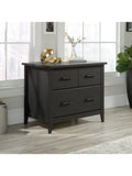 Sauder Outlet Summit Station 34"W Lateral 1-Drawer File Cabinet, Raven Oak