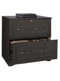 (Scratch & Dent) Realspace Outlet Pelingo 31"W 2-Drawer Letter/Legal Lateral File Cabinet, Dark Gray