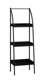 (Scratch & Dent) Monarch Specialties 3-Shelf Backless Metal Bookcase, Black