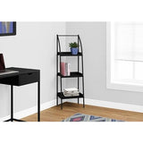 (Scratch & Dent) Monarch Specialties 3-Shelf Backless Metal Bookcase, Black
