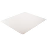 Realspace Berber Chair Mat For Low-Pile Carpets, Studded, 46"W x 60"D, No Lip, Clear