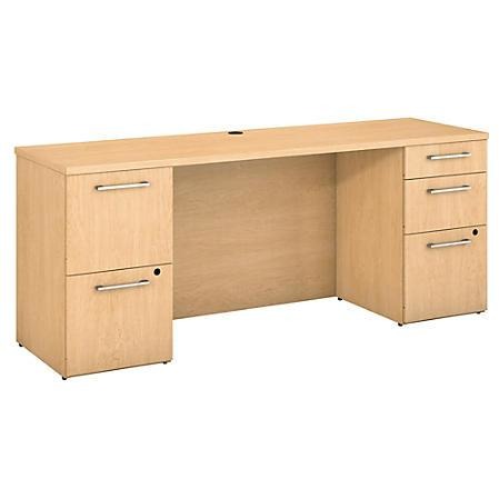 Bush Business Furniture 300 Series Office Desk With 2 Pedestals 72