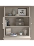 Bush Business Furniture Office 500 36"W Tall Storage Cabinet With Doors And Shelves, Sand Oak