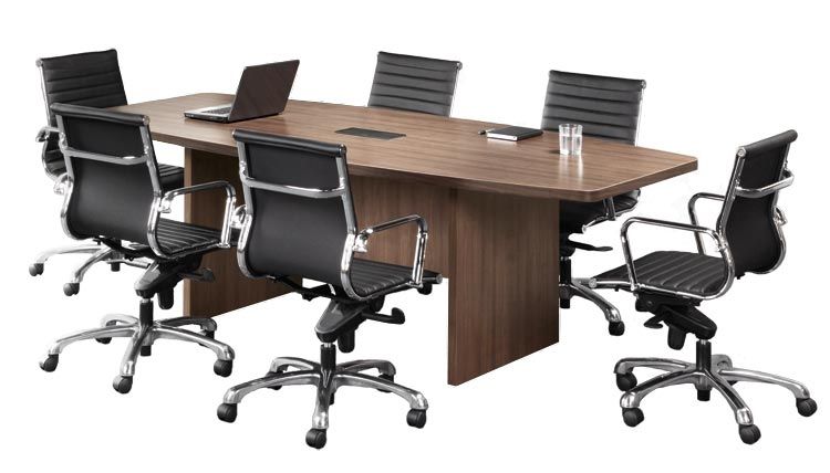 Empresario Boat Shaped Laminate Conference Table