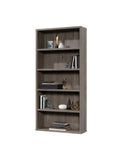 Sauder Outlet Optimum Bookcase, 73-1/2", 5 Shelves, Mystic Oak