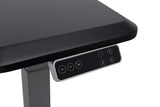 WorkPro Outlet 60"W Electric Height-Adjustable Standing Desk with Wireless Charging, Black