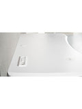WorkPro Outlet 60"W Electric Height-Adjustable Standing Desk with Wireless Charging, White