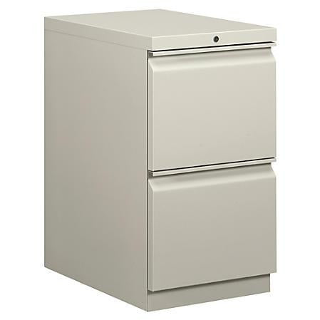(Scratch & Dent) Basyx by HON Mobile Pedestal Vertical Filing Cabinet, 2 Drawers, 28
