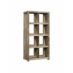 (Scratch & Dent) Sauder Outlet HomePlus Cube Bookcase, 8 Shelves, Lintel Oak