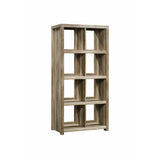 (Scratch & Dent) Sauder Outlet HomePlus Cube Bookcase, 8 Shelves, Lintel Oak