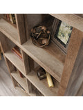 (Scratch & Dent) Sauder Outlet HomePlus Cube Bookcase, 8 Shelves, Lintel Oak