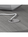 (Scratch & Dent) Bush Business Furniture Outlet Studio C Credenza Desk, 60"W x 24"D, Platinum Gray