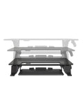 Realspace Standing Desk Riser With Keyboard Tray, 19-5/16"H x 35-7/16" x 20-1/2", Black
