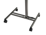 (Scratch & Dent) Realspace Outlet Height-Adjustable 20"W Metal Dual-Surface Laptop Cart, Brown