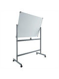 Lorell Magnetic Dry-Erase Whiteboard Easel, 36" x 48", Aluminum Frame With Silver Finish