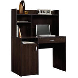 (Scratch & Dent) Sauder Beginnings Desk With Hutch, Cinnamon Cherry