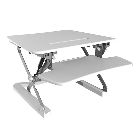 FlexiSpot Outlet Height-Adjustable Standing Desk Riser With Removable Keyboard Tray, 27