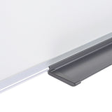 MasterVision Outlet Maya Gold Ultra Magnetic Dry-Erase Whiteboard, Lacquered Steel, 48" x 96", Aluminum Frame