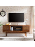 (Scratch & Dent) Holly & Martin Simms Outlet Media Console For 68"W Flat-Screen TVs, 29-3/4"H x 70"W x 17"D, Dark Tobacco