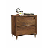(Scratch & Dent) Sauder Outlet Clifford Place 29-1/2"W Lateral 2-Drawer File Cabinet, Grand Walnut