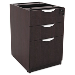 Alera File Drawer pedestal, Box/Box/File, Espresso