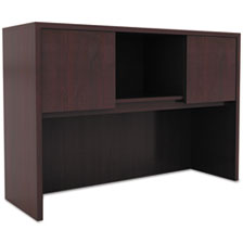 Alera Outlet Valencia Series Hutch with Doors, Mahogany