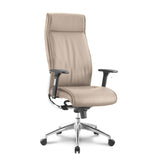 Pres High-Back Executive Black Leather Chair