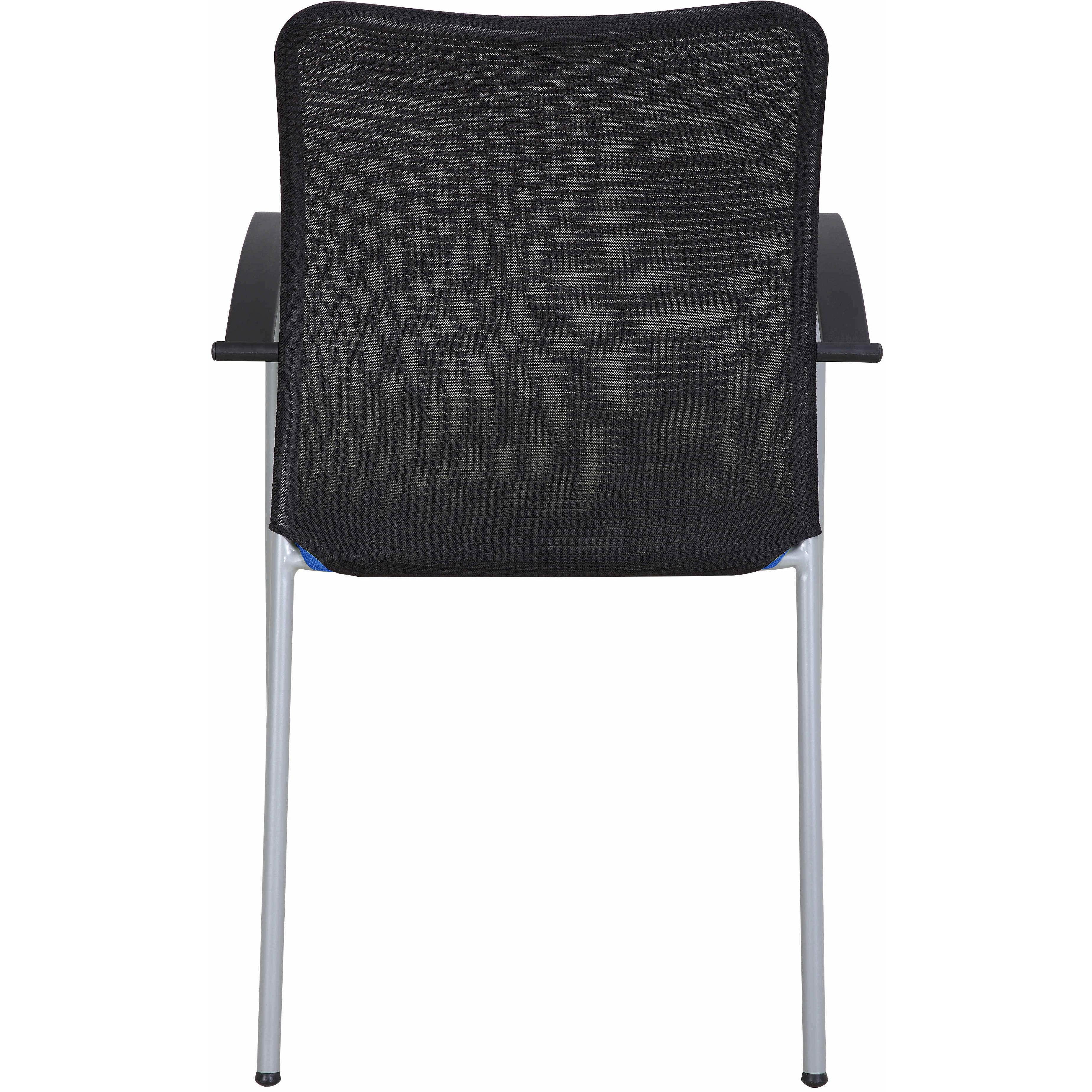 Weston Mesh Stackable Visitor Chair, Blue